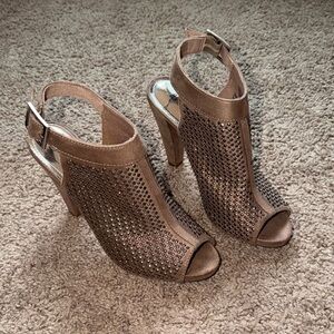 Elegant Peep-Toe Heels